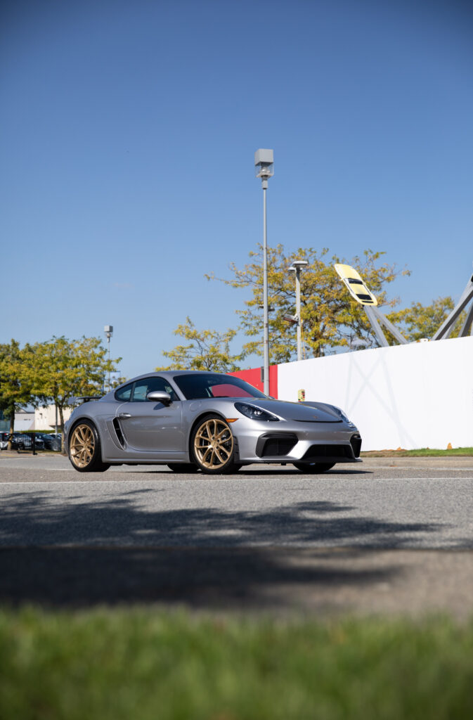 New 2020 Porsche 718 Cayman GT4 in Front of Porsche Centre Richmond, Photo by Alex Lau