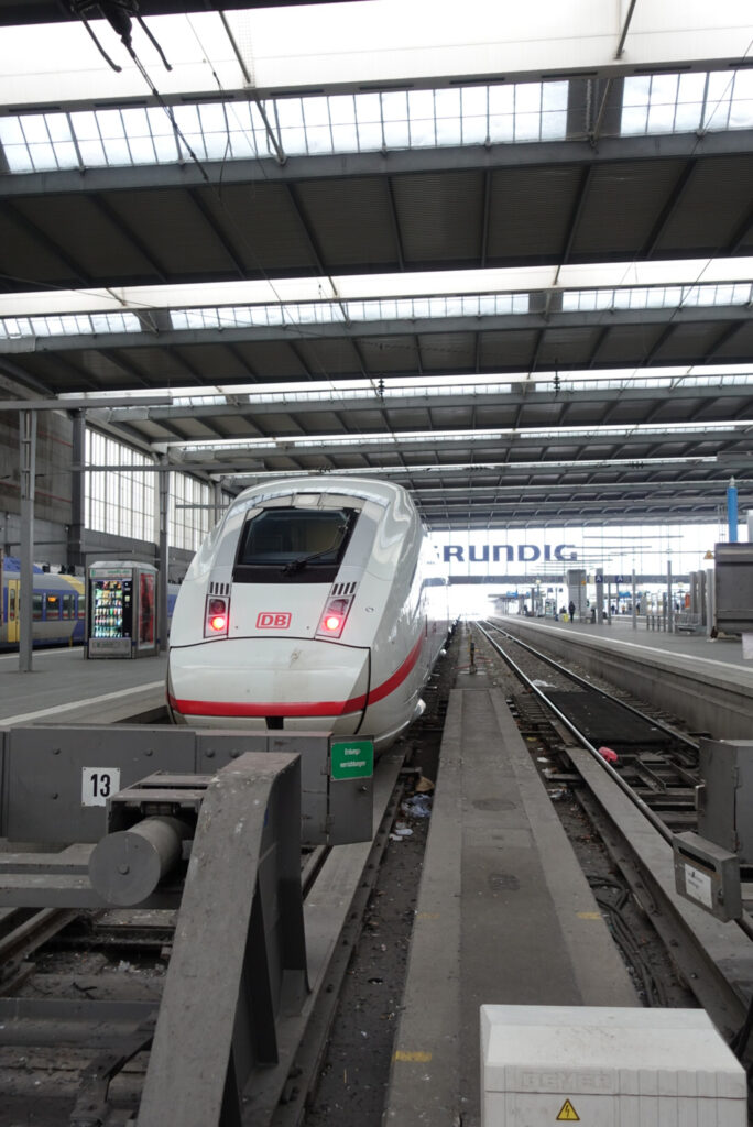 Train to Nuremberg from Munich Main Station, Photo by Alex Lau