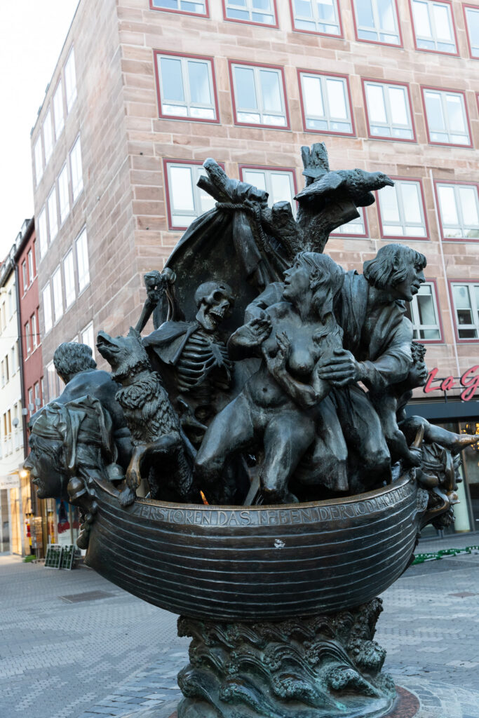 Ship of Fools Statue in Nurember, Photo by Alex Lau