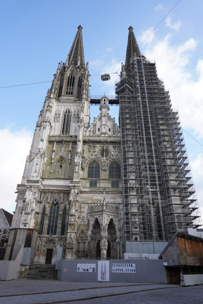 St Peter Cathedral in Regensburg, Germany, photo by Alex Lau