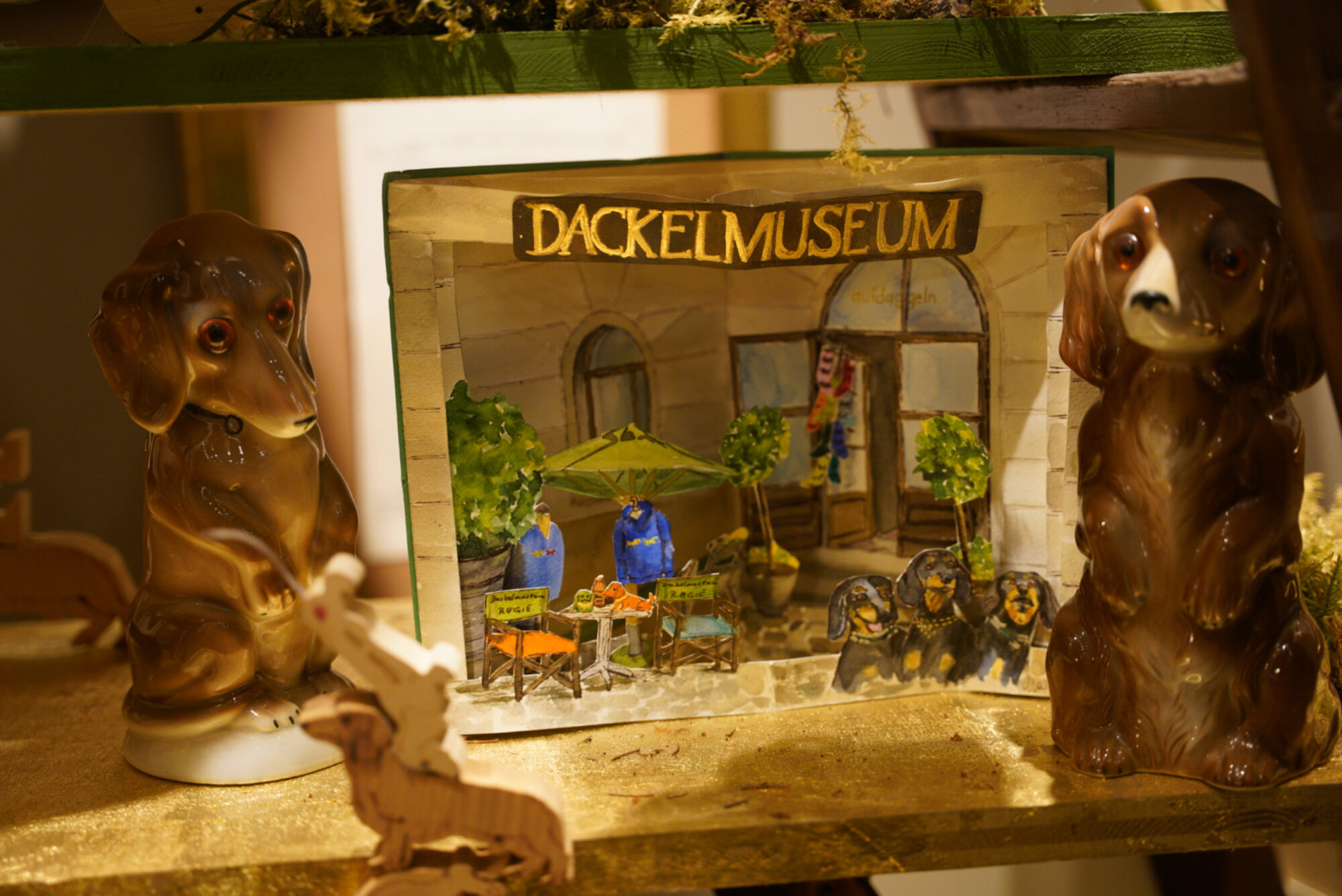 A mini Dackelmuseum within the Dackelmuseum, photo by Alex Lau