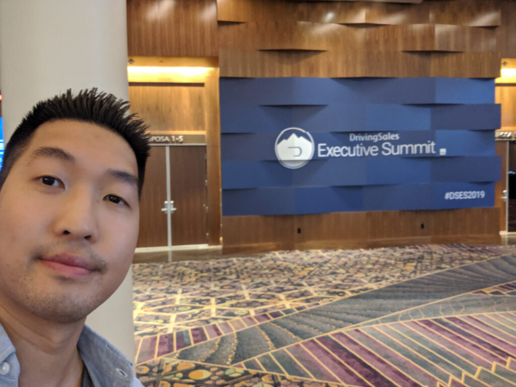 My First Work Conference, Driving Sales Executive Summit in Las Vegas, 2018