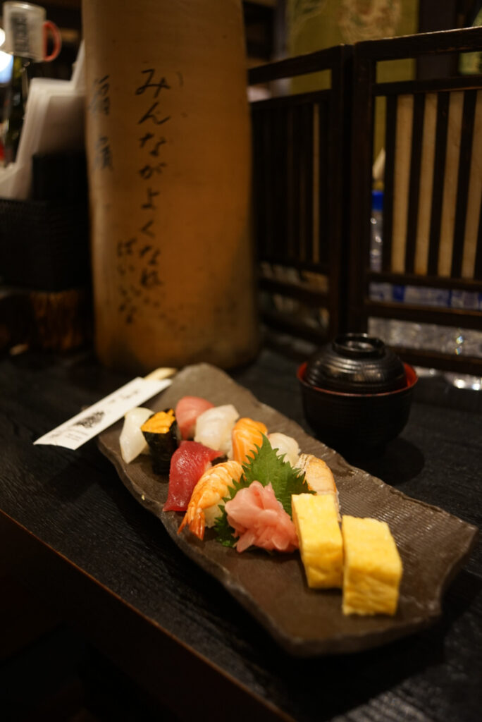 Okinawa chef's special nigiri, photo by Alex Lau