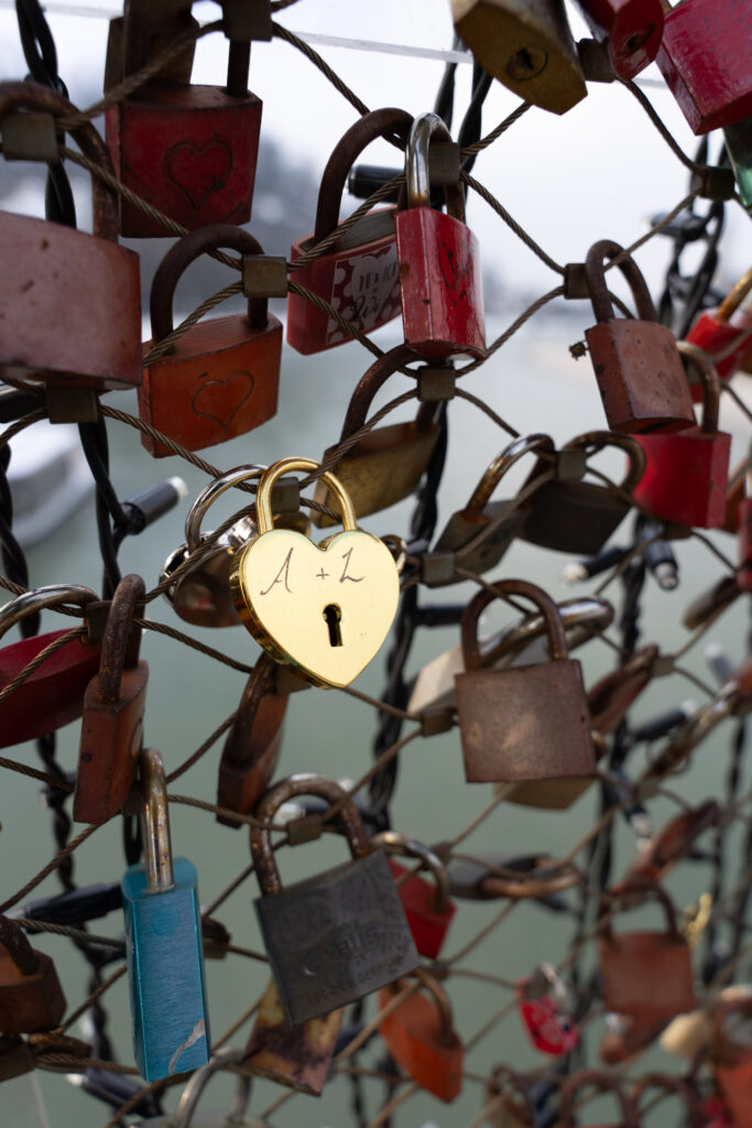 Marko-Feingold-Steg Bridge in Salzburg, Austria, photo by Alex Lau