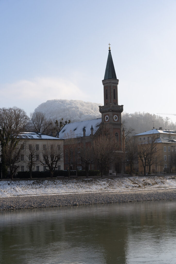 Salzach River in Salzburg. Photo by Alex Lau.