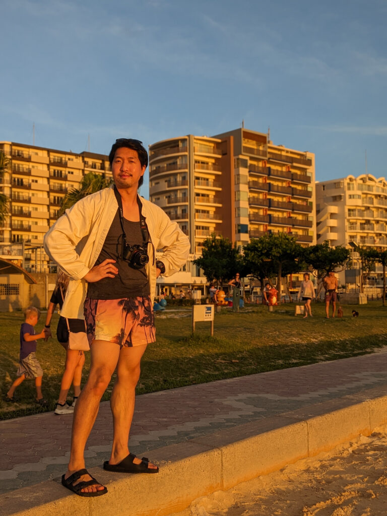 Alex Lau with Minolta and A7ii in Okinawa