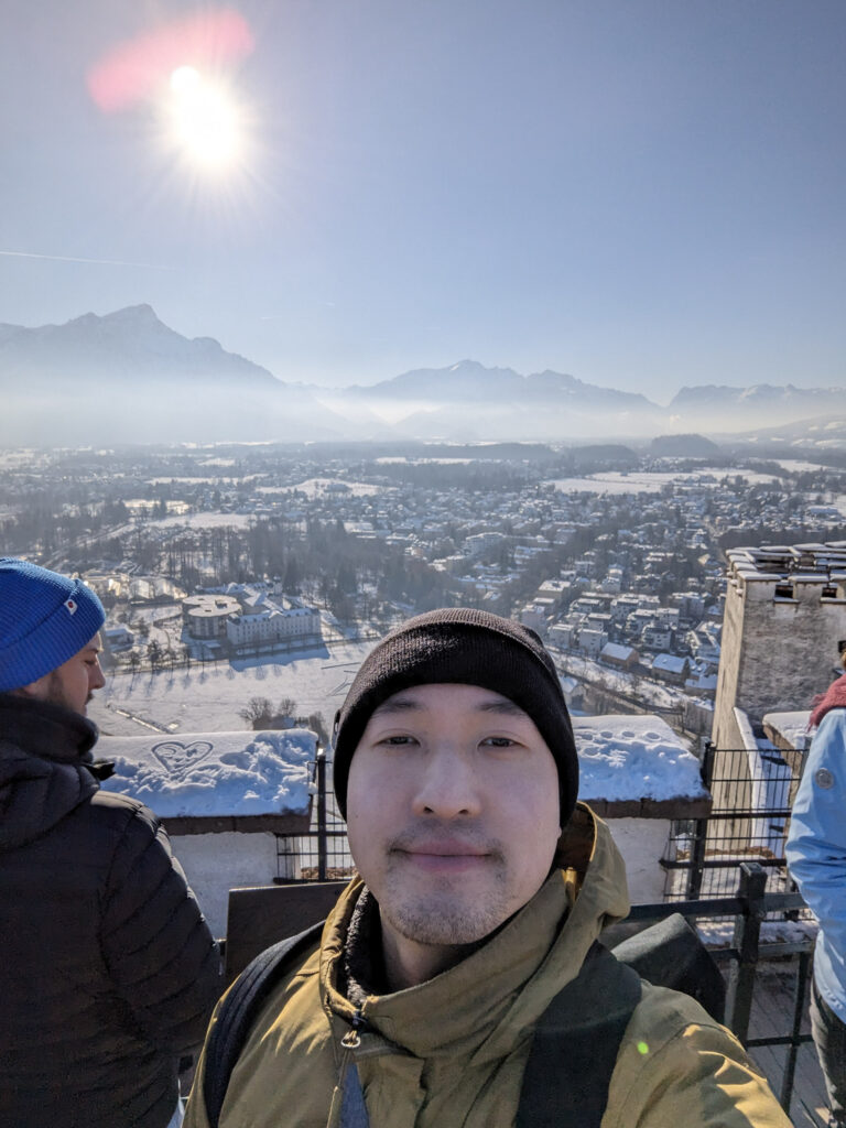 Me at Fortress Hohensalzburg, Salzburg. Photo by Alex Lau.