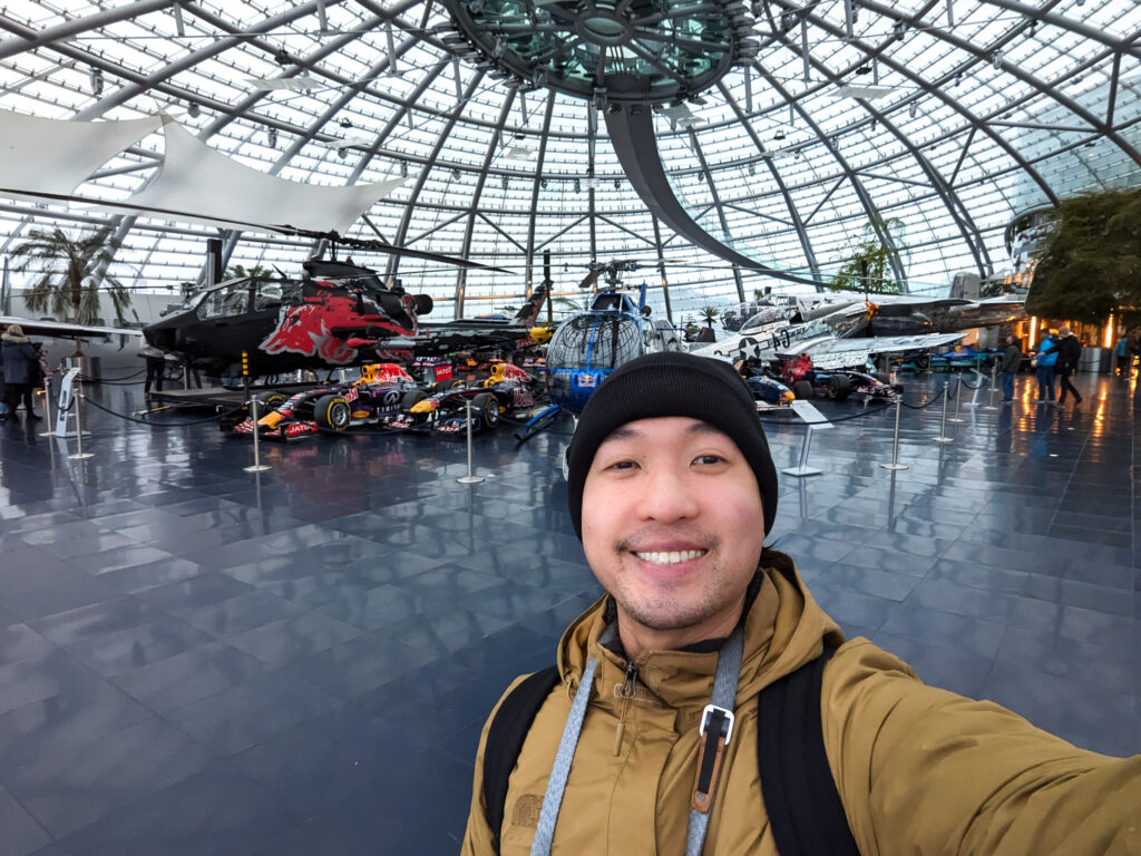 Red bull Hangar 7 in Salzburg, photo by Alex Lau