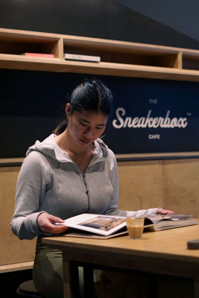 Reading at Revolver Cafe, shot on A6000, photo by Alex Lau