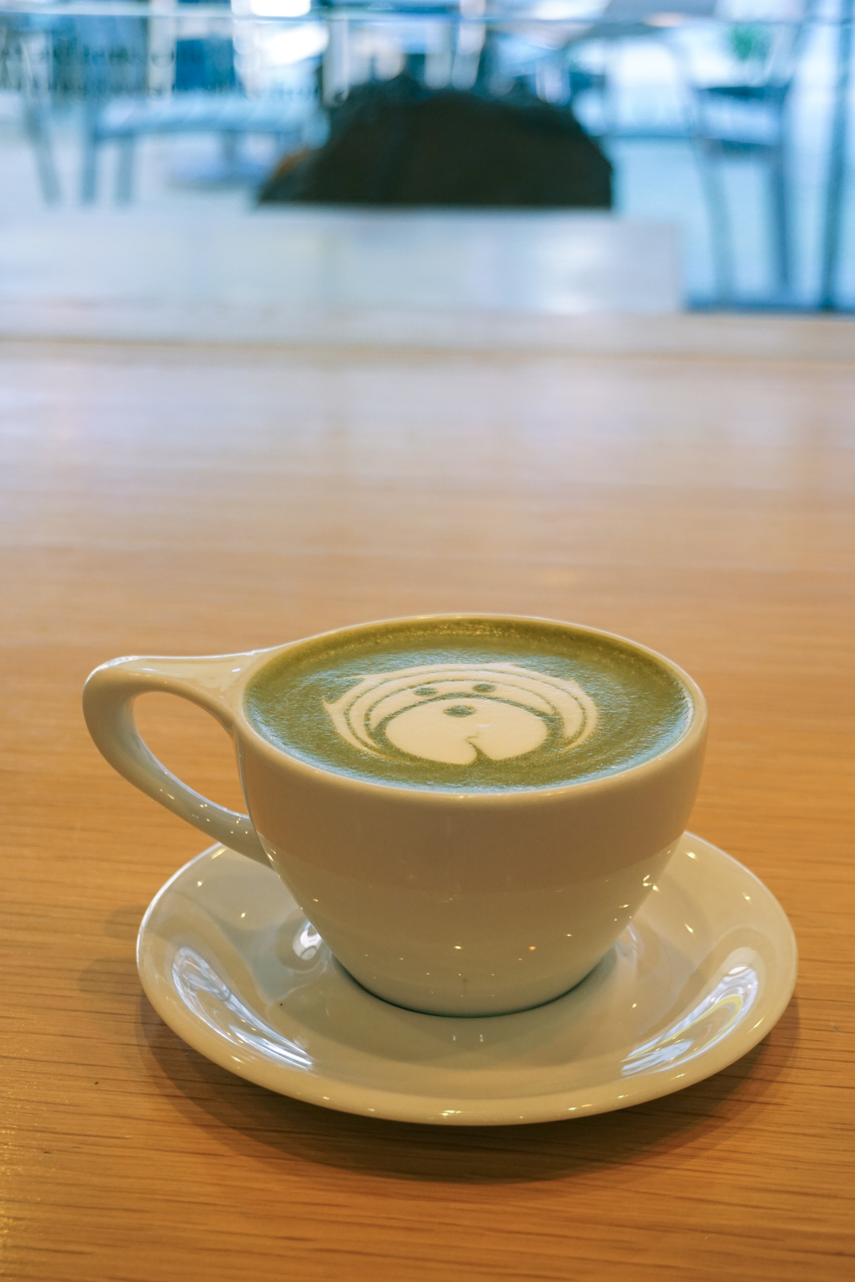 Matcha Latte at Lovelarte in Vancouver, shot on A6000, photo by Alex Lau