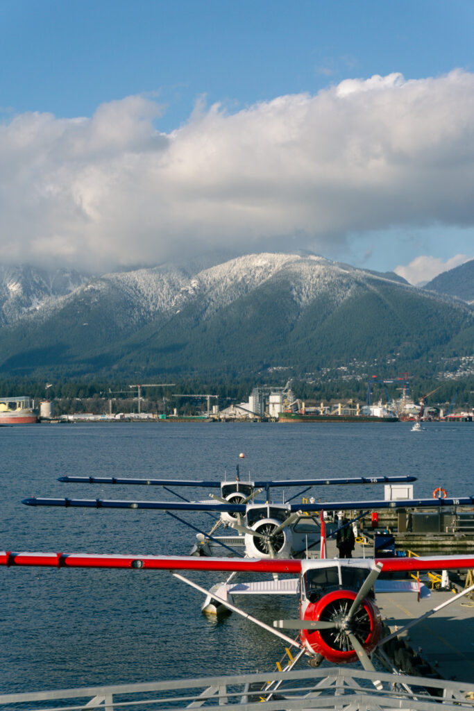 Harbour Airlines Planes in Vancouver, shot on A6000, photo by Alex Lau