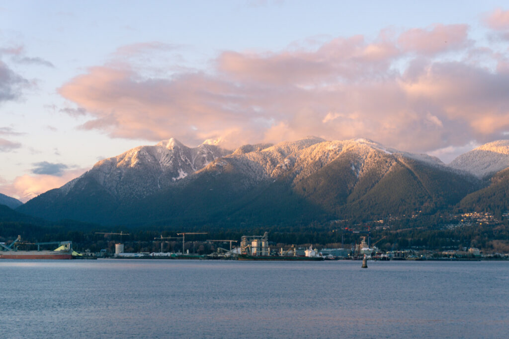 North Shore Mountains During Sunset, shot on A6000, photo by Alex Lau