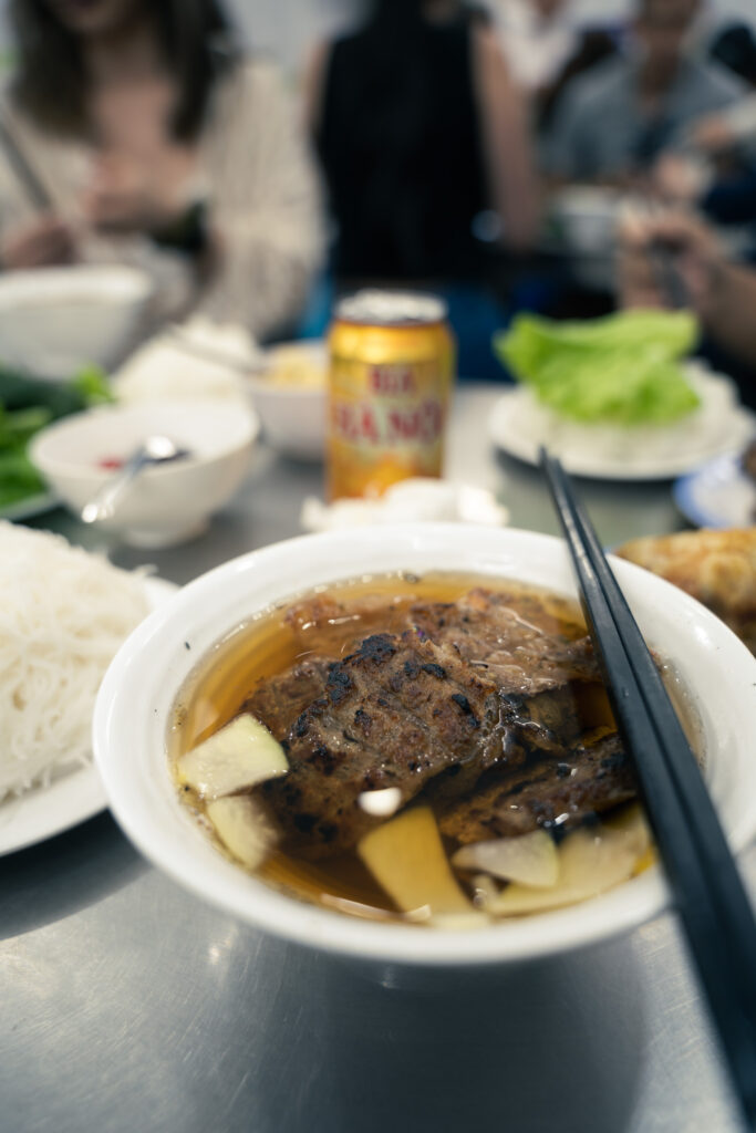 Bún Chả Hương Liên in Hanoi, photo by Alex Lau