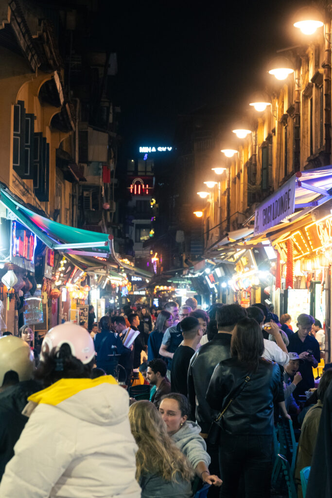 Bia Hoi Corner in Hanoi, shot on Sony A7C by Alex Lau