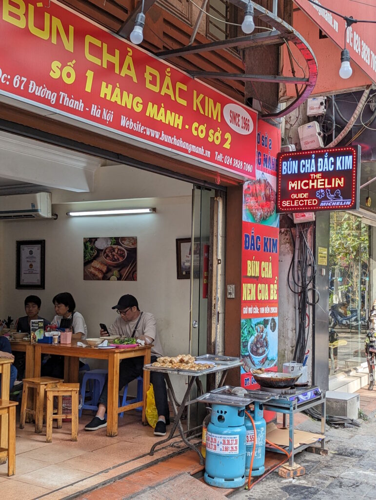 Bun Cha Dac Kim in Hanoi, photo by Alex Lau