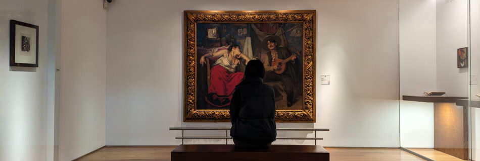 Fado Museum display in Alfama District of Lisbon, Portugal. Photo by Alex Lau.