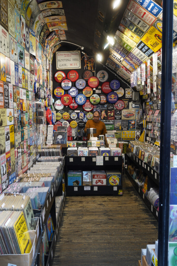 Souvenirs in Camden Market, London. Photo by Alex Lau.