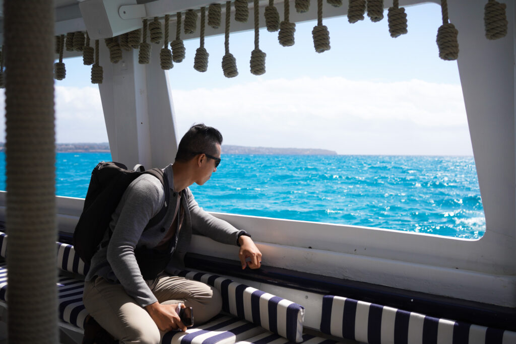 The view from Palma Bay Boat Tour and Snorkel in Spain by Sa Calma Boats, photo by Alex Lau