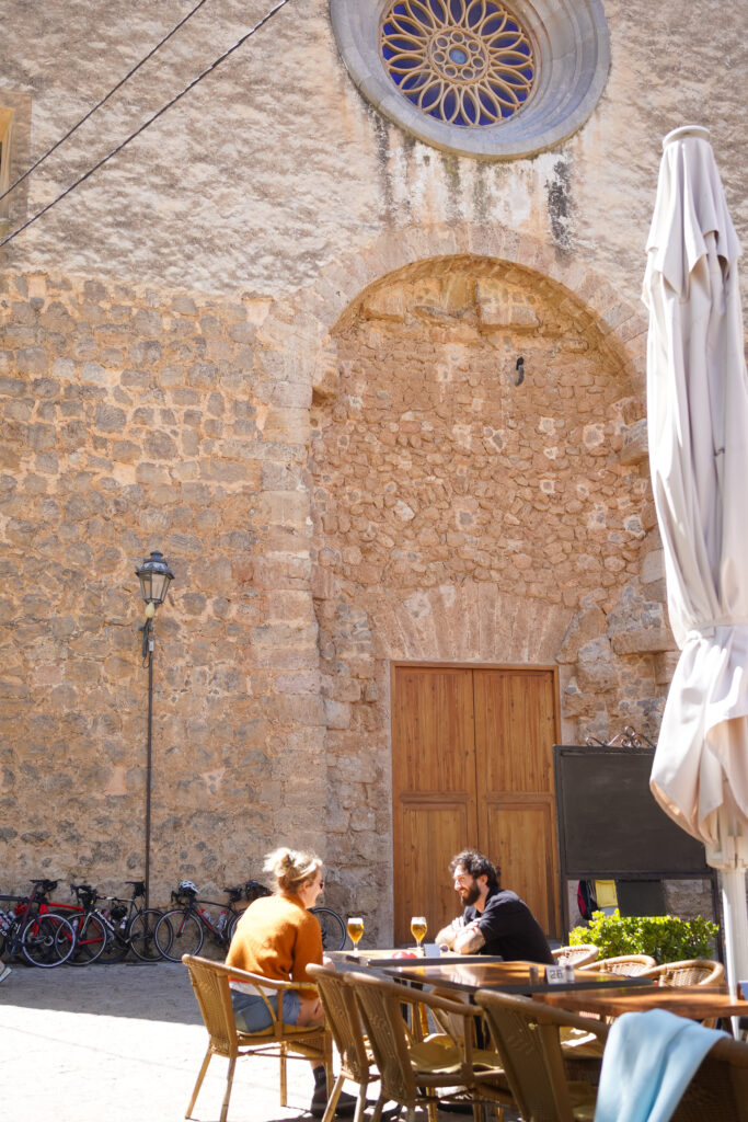 Valldemossa patio by church photo by Alex Lau