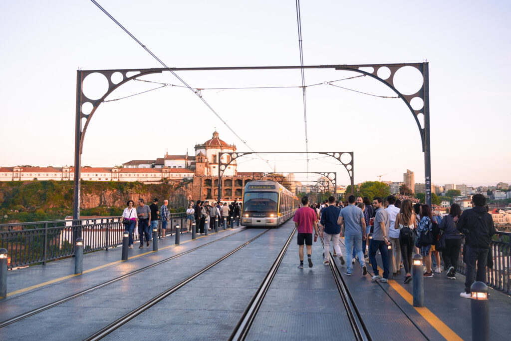 Porto Dom Luis Bridge Sunset, photo by Alex Lau