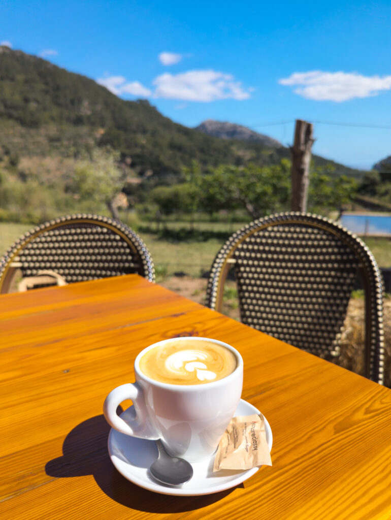 Valldemossa Ca'n Uetam coffee, photo by Alex Lau