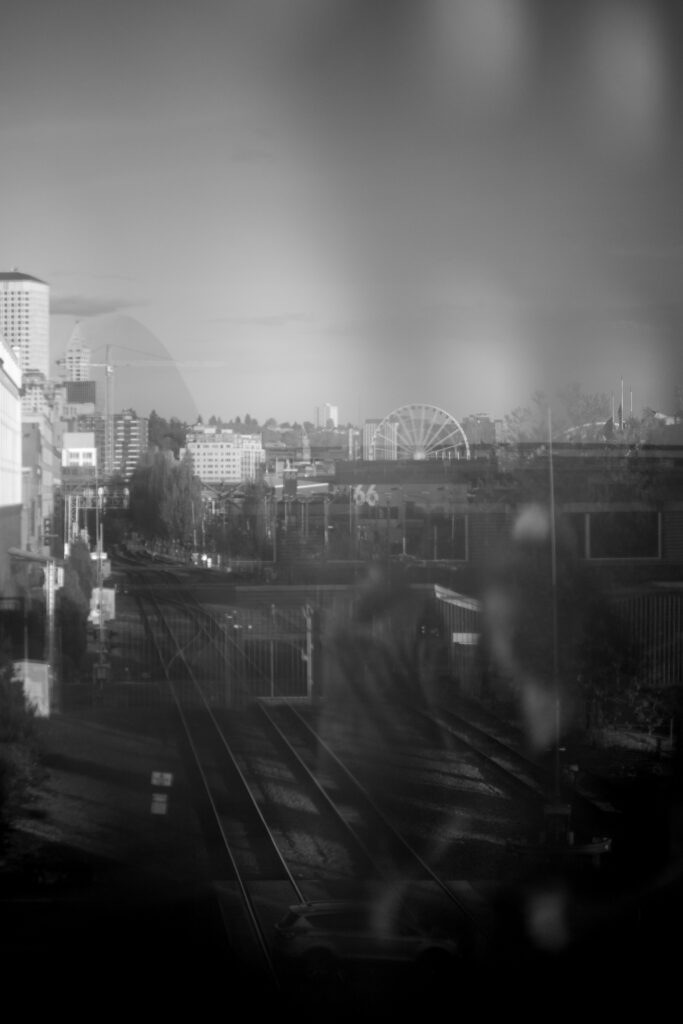 Seattle Pier 66 silhouette shot by Alex Lau