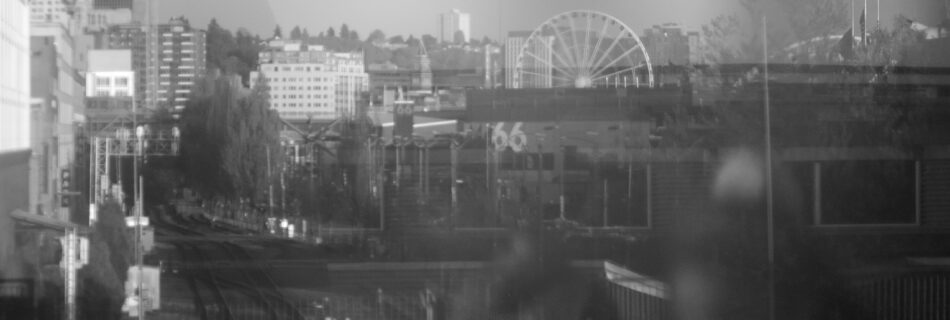 Seattle Pier 66 silhouette shot by Alex Lau